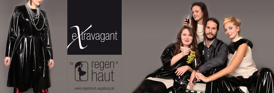 Regenhaut Augsburg | PVC, Lack- und Latex Regenkleidung, Regenmantel und Regenjacke